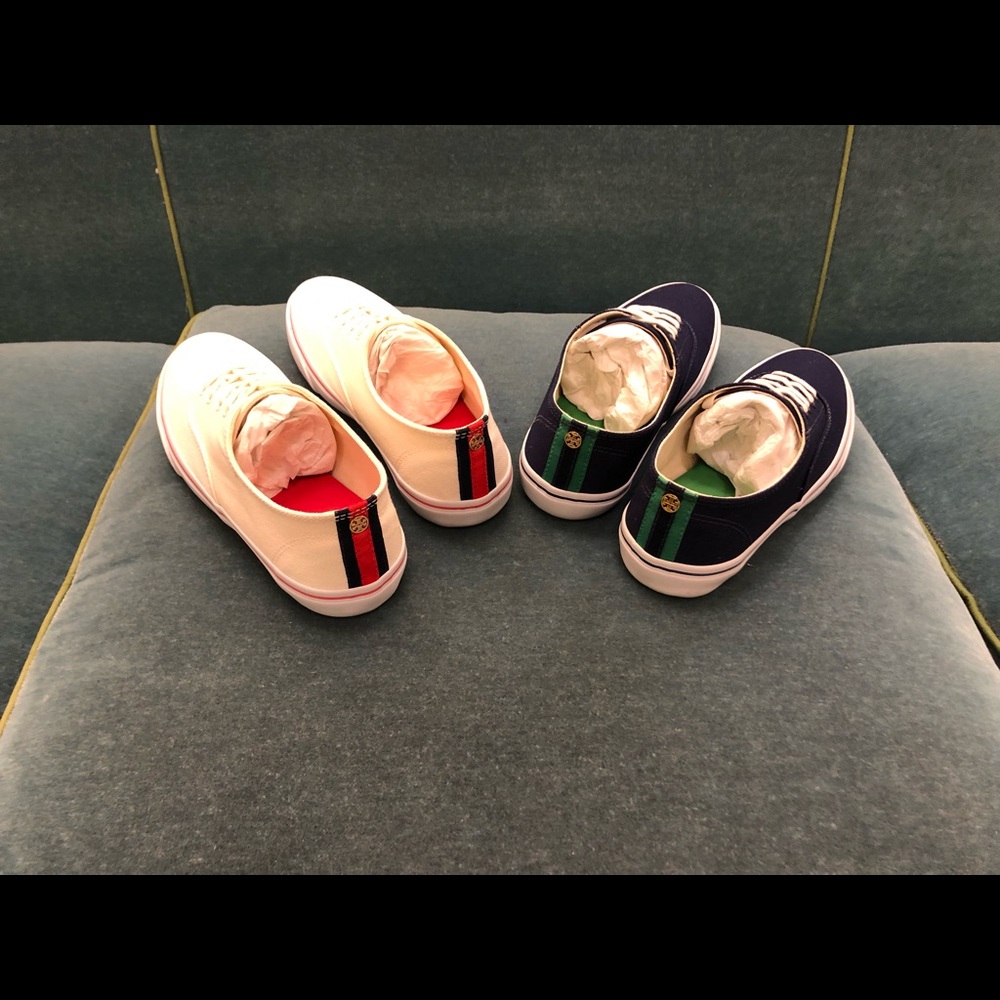 Murray Sneakers Tory Burch size 7.5- two pairs - Picture 2 of 5
